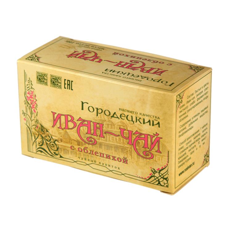Иван-чай "Городецкий" высшего качества с облепихой, 100 г
