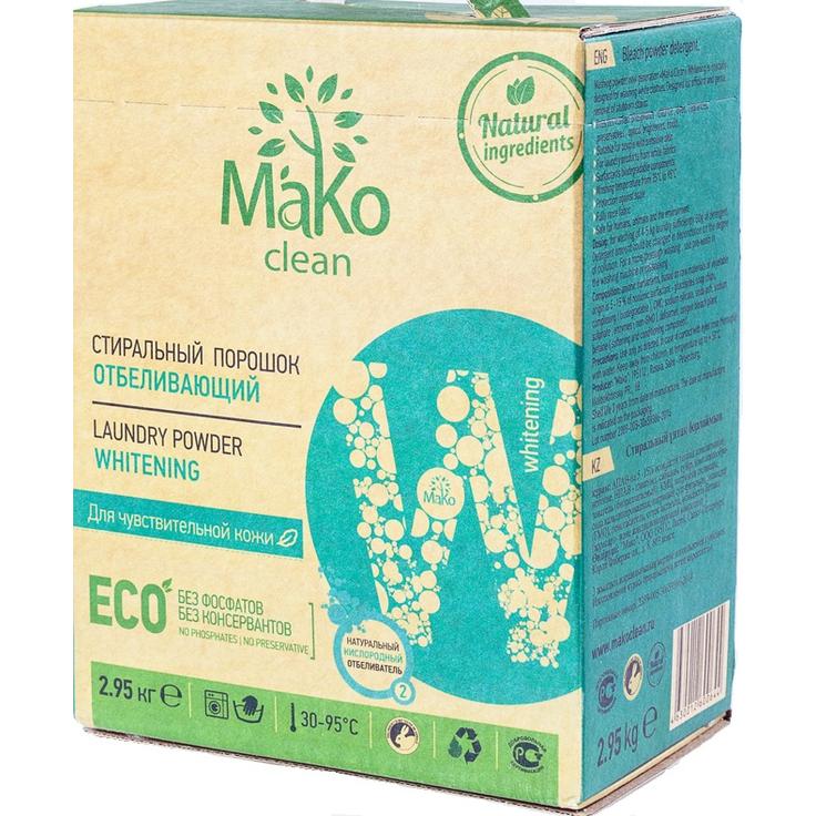 МаКо clean - стиральный порошок Отбеливающий "White" 2.95 кг