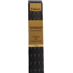 Благовония Tulasi-Sarathi Sandalwood, 40 палочек с подставкой