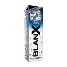 BlanX White Shock отбеливающая зубная паста с частицами акти плюс, 75 мл