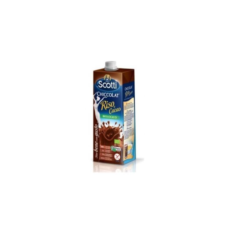 RISO SCOTTI БИО Рисовое молоко КИККОЛАТ с какао органическое 1 л