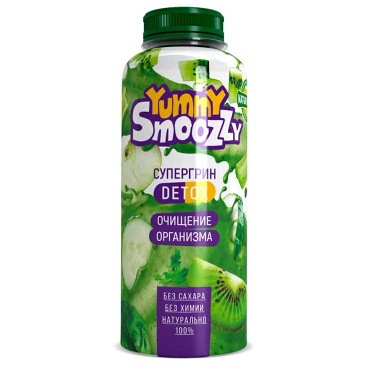Напиток сухой смузи Super Green Detox с овощами и травами Nature Grains "Компас здоровья" 15 г