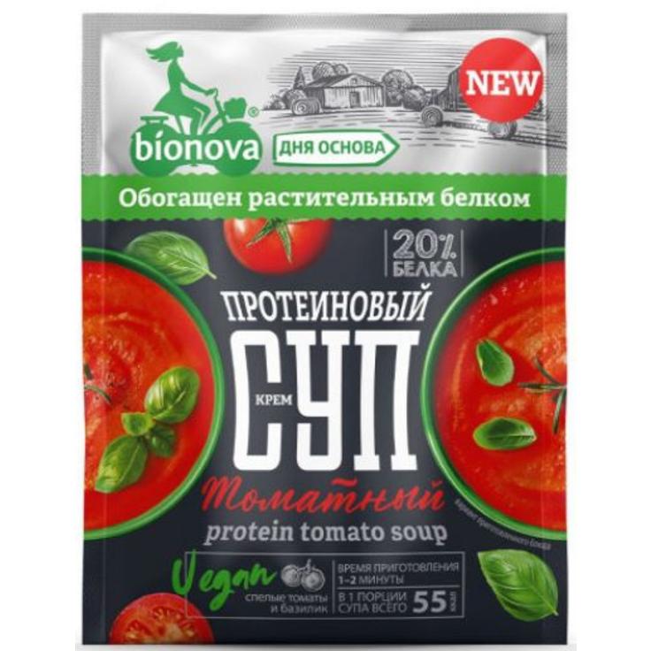 Крем-суп протеиновый быстрого приготовления BIONOVA томатный 20 г