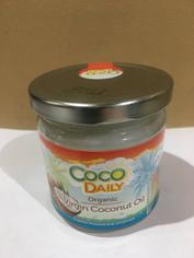Кокосовое масло холодного отжима нерафинированное органическое COCO DAILY, 195 мл