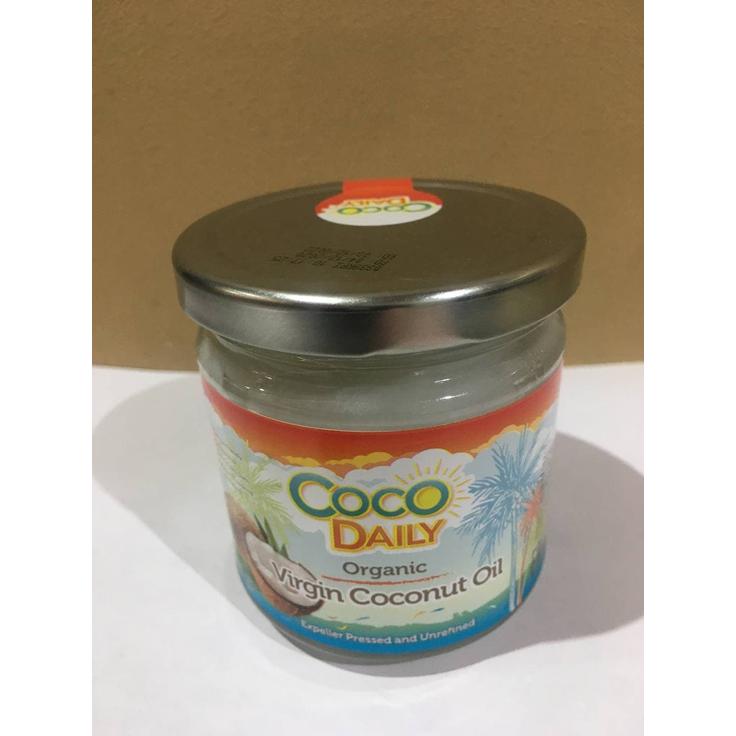 Кокосовое масло холодного отжима нерафинированное органическое COCO DAILY, 195 мл