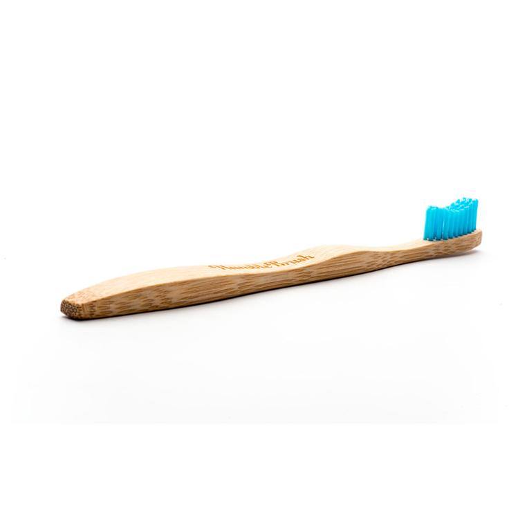 Humble Brush эко зубная щетка для взрослых из бамбука, мягкая синяя