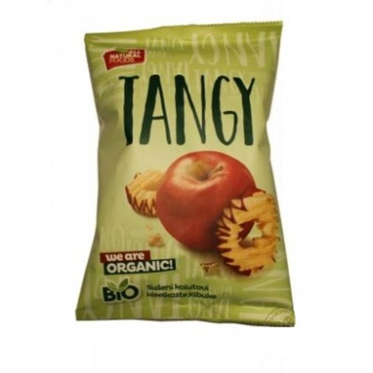 Яблочные чипсы - сушеные колечки кислых яблок TANGY 40 г