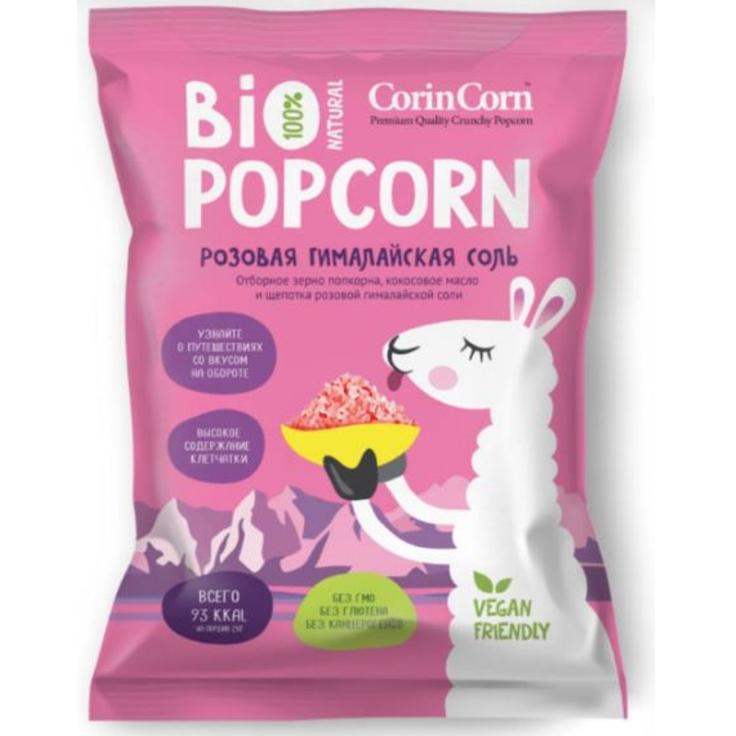 Воздушная кукуруза БИО попкорн "Гималайская соль" 60 г