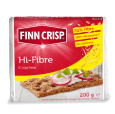Хлебцы с отрубями Hi-Fibre FINN CRISP 200 г