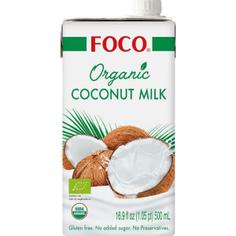 FOCO кокосовое молоко органическое 10-12% в пакете, 500 мл