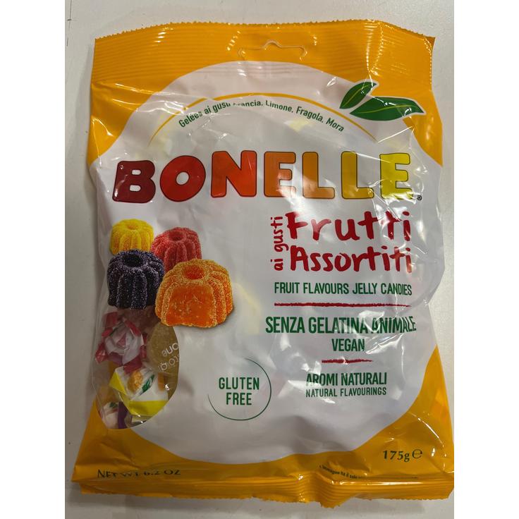 Мармелад ассорти (клубника, лимон, апельсин, вишня) безглютеновый BONELLE 175 г