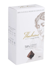 Горький шоколад 70% с ванилью и кокосовым сахаром THEOBROMA Пища Богов, 100 г