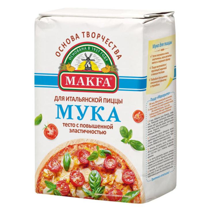 Мука для итальянской пиццы высшего сорта MAKFA, 1 кг