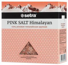 Гималайская соль розовая крупная SETRA, 500 г
