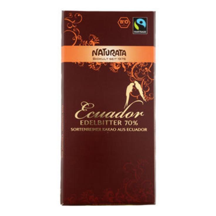 Шоколад горький "Эквадор" 70% БИО Naturata , 100 г