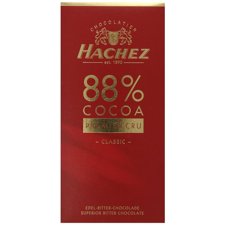 Шоколад горький классический 88% Hachez "Premier Cru", 100 г