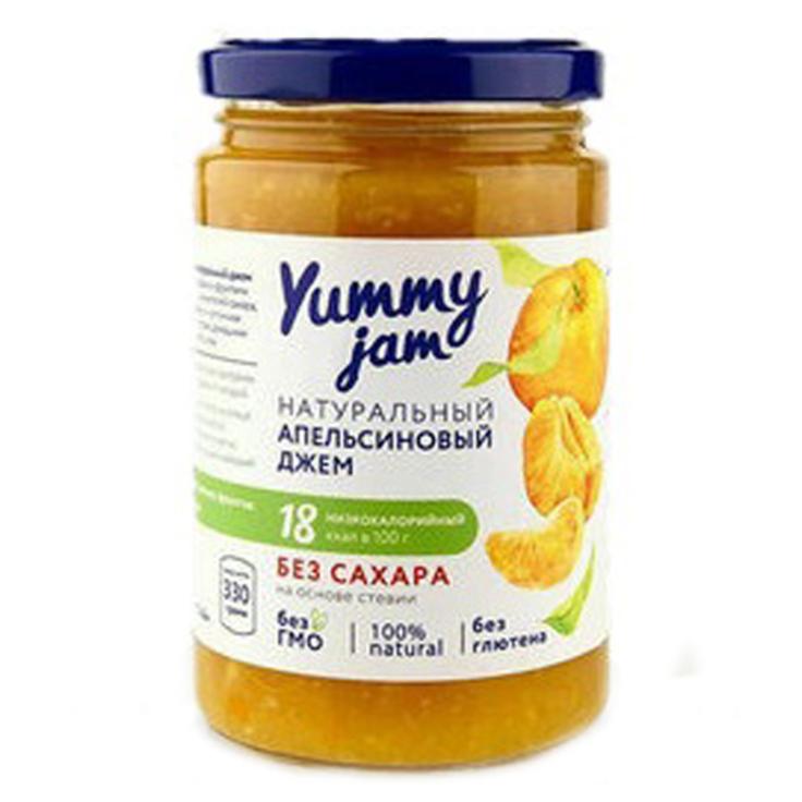 Джем апельсиновый с имбирем низкокалорийный Yummy Jam 330 г