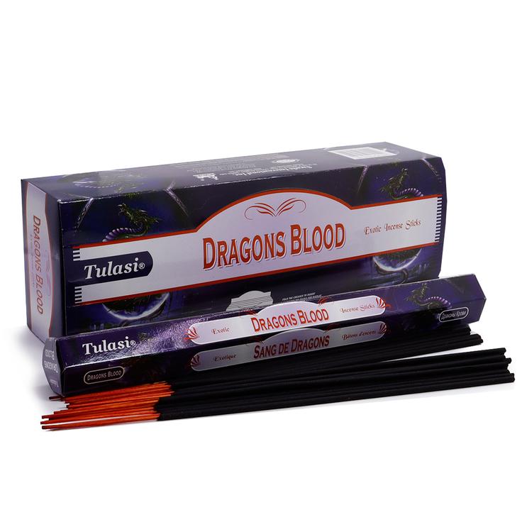 Благовония Tulasi-Sarathi Dragon Blood - Кровь дракона, 20 палочек