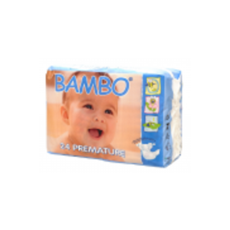 Подгузники детские органические 0 1-3 кг BAMBO Nature, 24 штуки