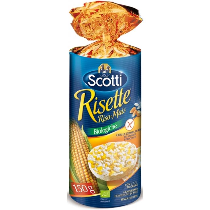 Хлебцы рисово-кукурузные органические RISO Scotti 150 г