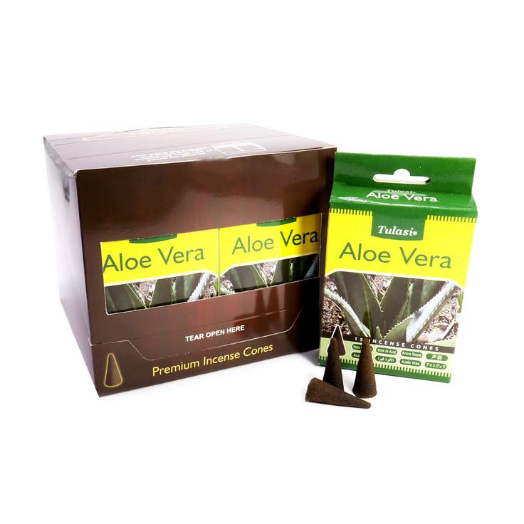 Благовония Tulasi-Sarathi безосновные Aloe Vera - Алоэ Вера, 15 конусов