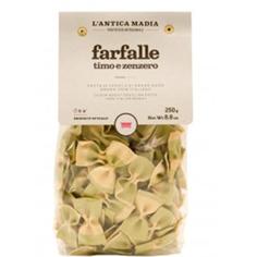 Фарфалле с тимьяном и имбирем из твердых сортов пшеницы L'Antica Madia 250 г