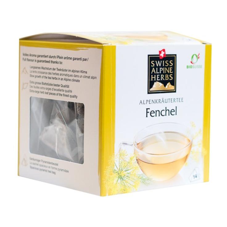 Органический травяной чай «Фенхель» SWISS ALPINE HERBS 14 пирамидок по 1 г