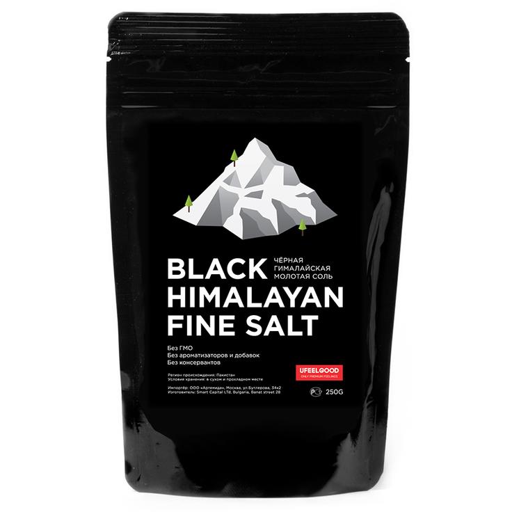 Гималайская соль черная UFEELGOOD, 250 г