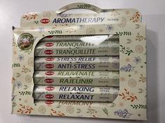 Благовония HEM AROMTHERAPY HEXA GIFT SET набор для ароматерапии из 6 упаковок по 20 палочек