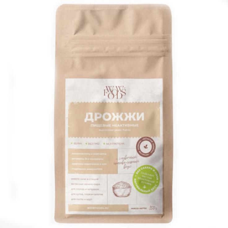 Дрожжи пищевые деактивированные в порошке WOW FOODS, 150 г