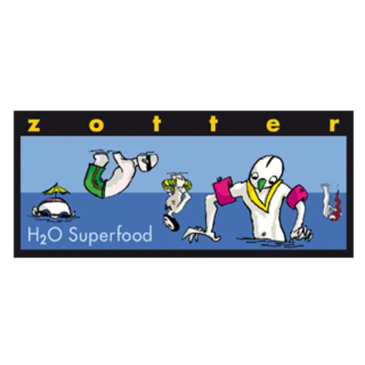 Zotter H2O суперфуд темный шоколад, 70 г