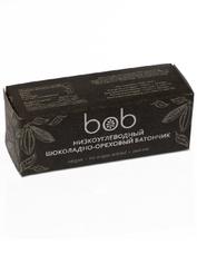 Шоколадный темный батончик веганский сыроедный низкоуглеводный bob, 50 г (2 штуки)