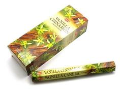 Благовония HEM Vanilla Cinnamon - Ваниль и корица, 20 палочек