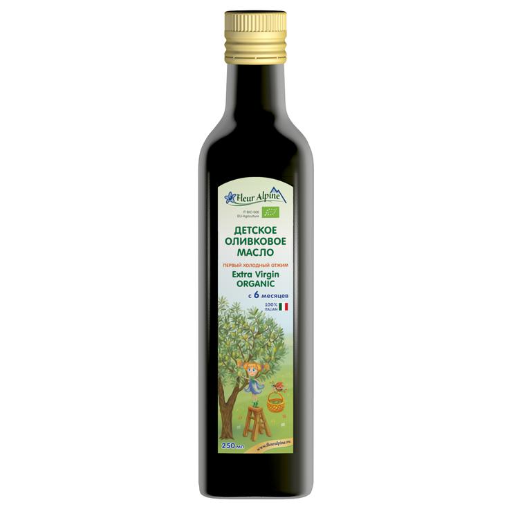 Оливковое масло детское органическое Extra Virgin Fleur Alpine 250 мл