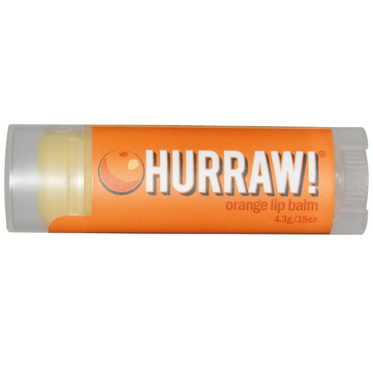 Органический бальзам для губ Hurraw! апельсин 4.3 г