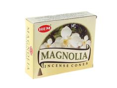 Благовония HEM безосновные Magnolia - Магнолия, 10 конусов