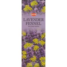Благовония HEM Lavender Fennel - Лаванда и фенхель, 20 палочек