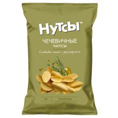 Чечевичные чипсы - Нутсы безглютеновые со вкусом оливкового масла и розмарина Don Shelldon 50 г