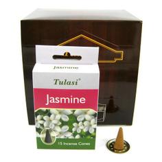 Благовония Tulasi-Sarathi безосновные Jasmine - Жасмин, 15 конусов