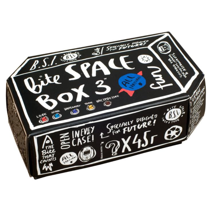 Батончик Bite Space BOX 3 BLACK ЛЮБОВЬ ТОНУС ЗВЕЗДА ИНТЕЛЛЕКТ НАСТРОЕНИЕ 5x45 г