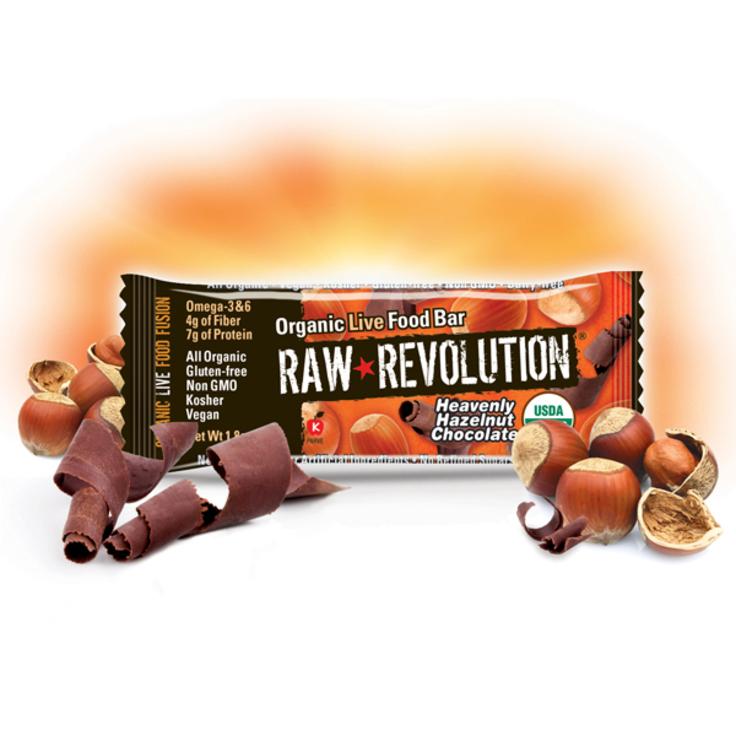 Батончик RAW REVOLUTION божественный лесной орех (7 г протеина) органический, 51 г