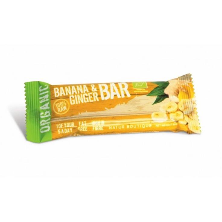 Батончик NATUR BOUTIQUE Banana Bar банановый с имбирем органический 45 г