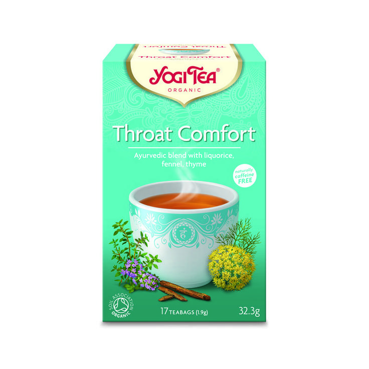 Чай органический Yogi Tea Throat Comfort - Здоровое горло БИО 17 пакетиков 32.3 г