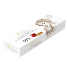 Горький шоколад 59% с финиковой пудрой и вишней и зеленой гречкой THEOBROMA Пища Богов, 30 г