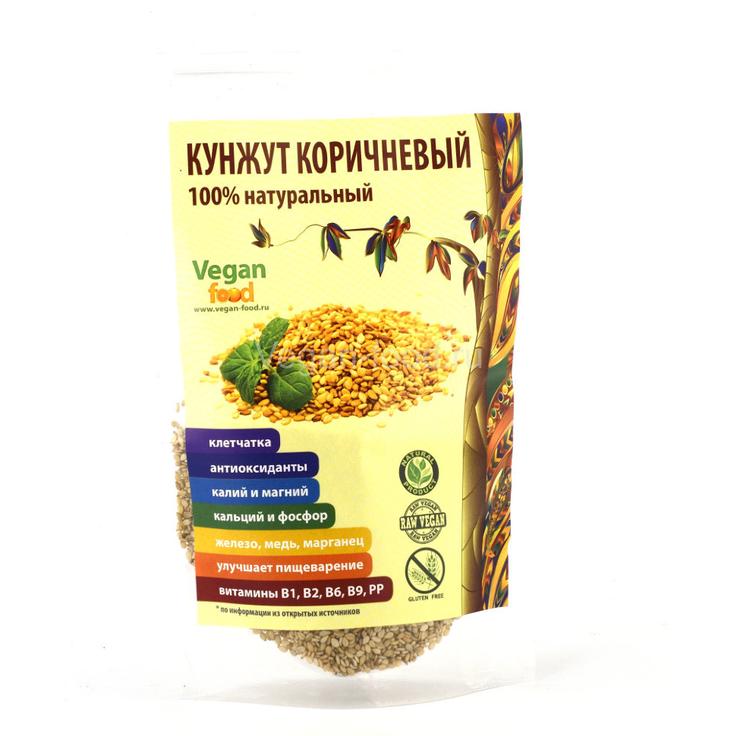 Кунжут коричневый VEGAN FOOD, 100 г