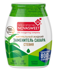 Стевия, жидкий сахарозаменитель BIONOVA Nature 80 г, примерно 160 порций