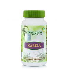 Карела чурна в таблетках по 950 мг Sangam Herbals 60 штук