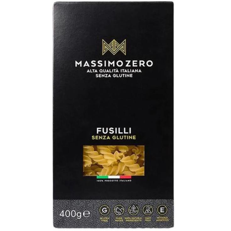 Фузилли из кукурузы и риса безглютеновые MASSIMO ZERO 400 г