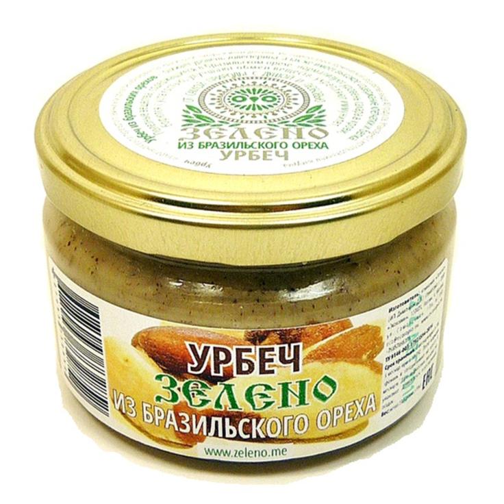 Урбеч из бразильского ореха "Зелено", 230 г