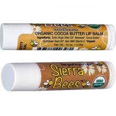 Органический бальзам для губ Sierra Bees на основе натурального масла какао 4.25 г